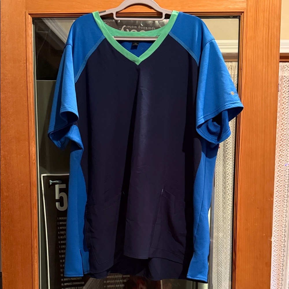 Carhartt Navy and Blue Short Sleeve Tee
